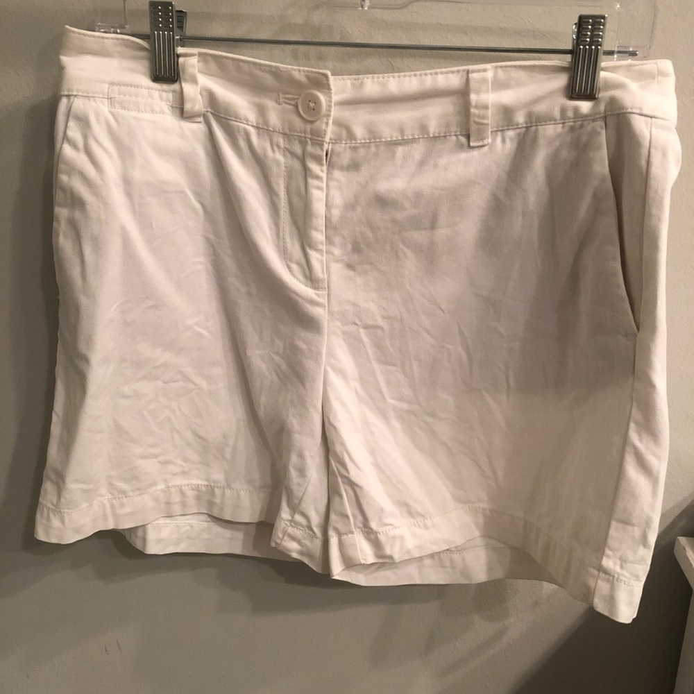 LOFT white shorts